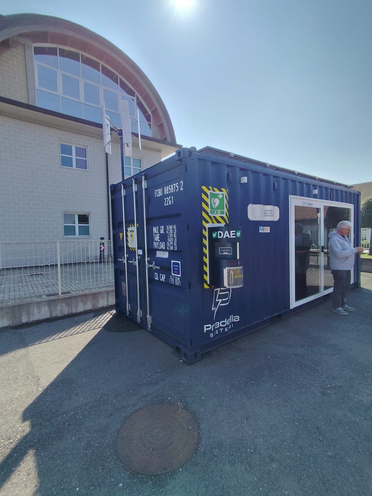 Pradella Sistemi con L’Università di Bergamo ha avviato all’inizio del 2025 un innovativo progetto container che mira a creare un hub di servizi dedicato ai cicloturisti