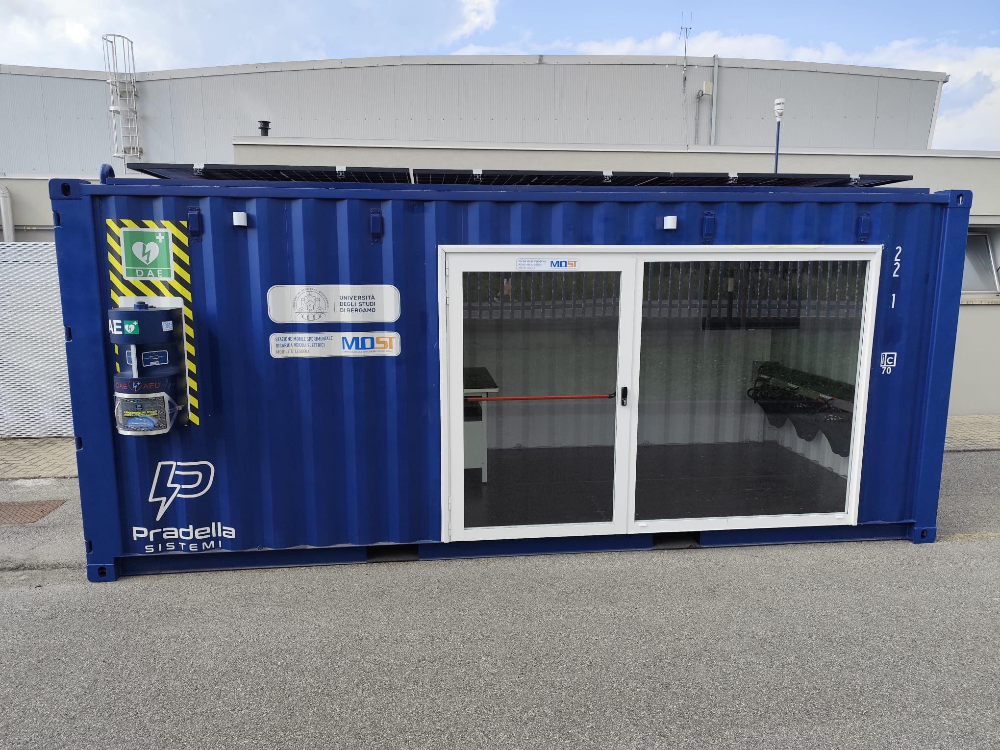 Pradella Sistemi con L’Università di Bergamo ha avviato all’inizio del 2025 un innovativo progetto container che mira a creare un hub di servizi dedicato ai cicloturisti